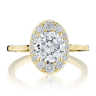 Round Bloom Engagement Ring