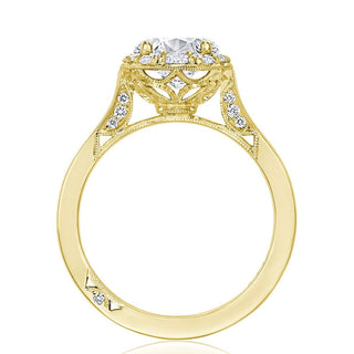 Round Bloom Engagement Ring