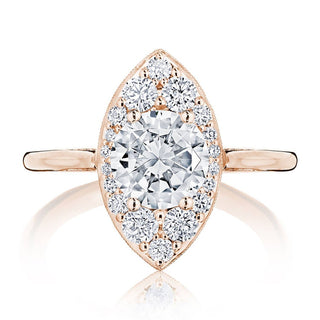 Round Bloom Engagement Ring