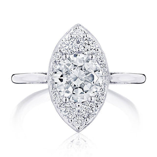 Round Bloom Engagement Ring