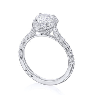 Round Bloom Engagement Ring
