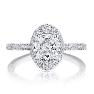 Round Bloom Engagement Ring