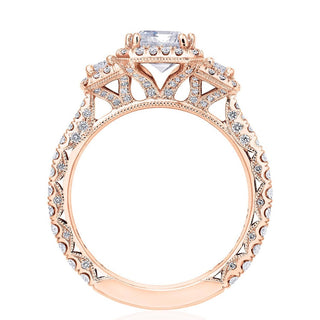 Emerald 3-Stone Engagement Ring
