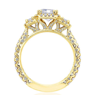 Emerald 3-Stone Engagement Ring
