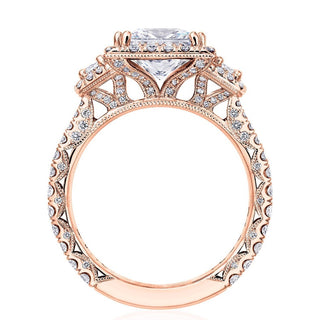 Princess 3-Stone Engagement Ring