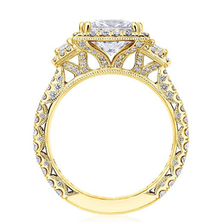 Princess 3-Stone Engagement Ring