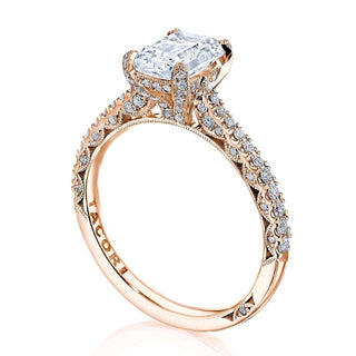 Emerald Solitaire Engagement Ring
