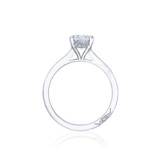 Emerald Solitaire Engagement Ring