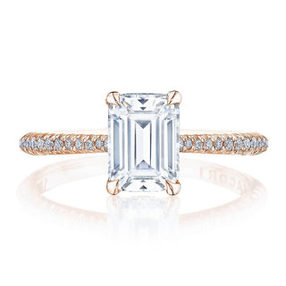 Emerald Solitaire Engagement Ring