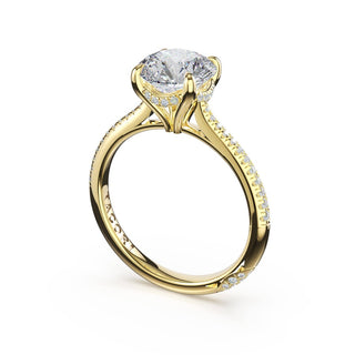 Round Solitaire Engagement Ring