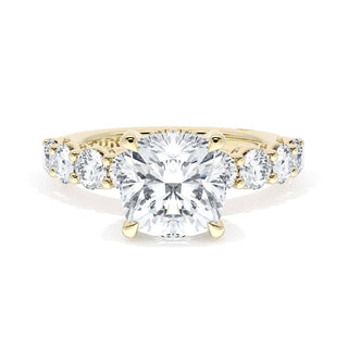 Cushion Solitaire Engagement Ring