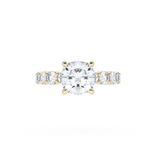 Cushion Solitaire Engagement Ring