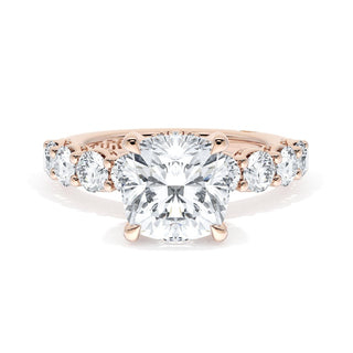 Cushion Solitaire Engagement Ring