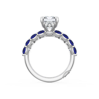 Emerald Solitaire Engagement Ring