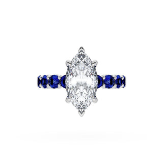 Marquise Solitaire Engagement Ring