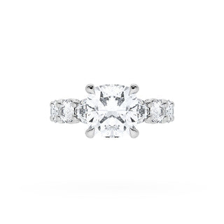 Cushion Solitaire Engagement Ring