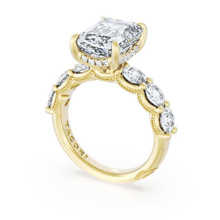 Emerald Solitaire Engagement Ring