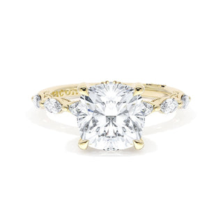 Cushion Solitaire Engagement Ring