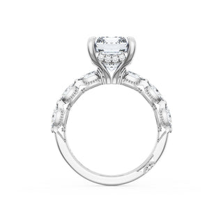 Emerald Solitaire Engagement Ring