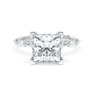 Princess Solitaire Engagement Ring