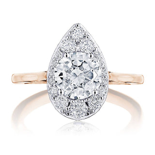 Round Bloom Engagement Ring