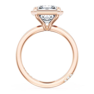 Emerald Solitaire Engagement Ring