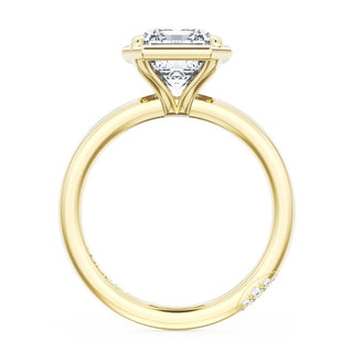 Emerald Solitaire Engagement Ring