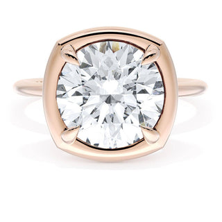 Cushion Solitaire Engagement Ring