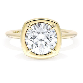 Cushion Solitaire Engagement Ring