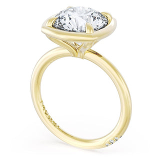 Cushion Solitaire Engagement Ring