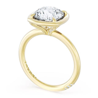 Cushion Solitaire Engagement Ring