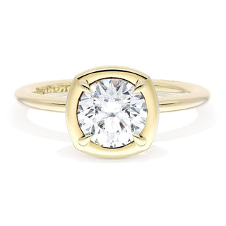 Cushion Solitaire Engagement Ring