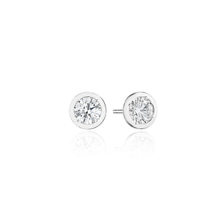 Round Diamond Stud Earring - 2.08ct