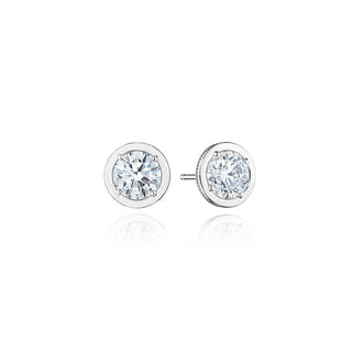 Round Diamond Stud Earring - 3.08ct