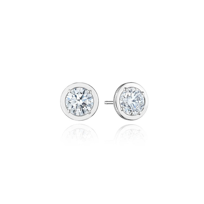 Round Diamond Stud Earring - 3.08ct