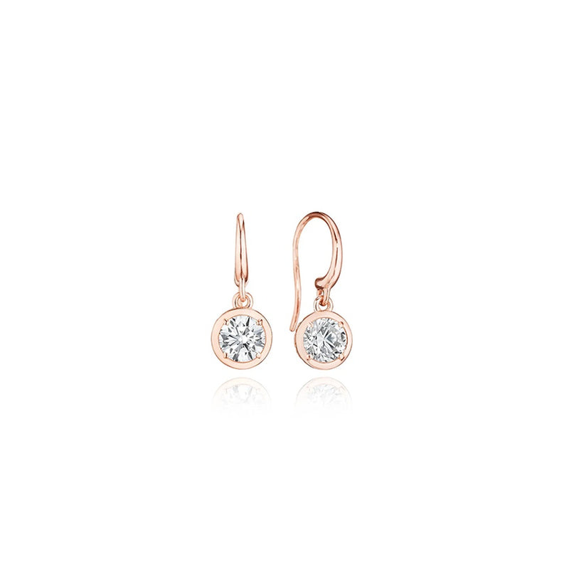 Diamond French Wire Earring - 1ct