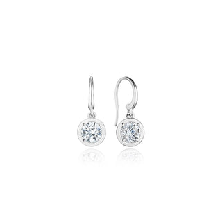 Diamond French Wire Earring - 1.5ct