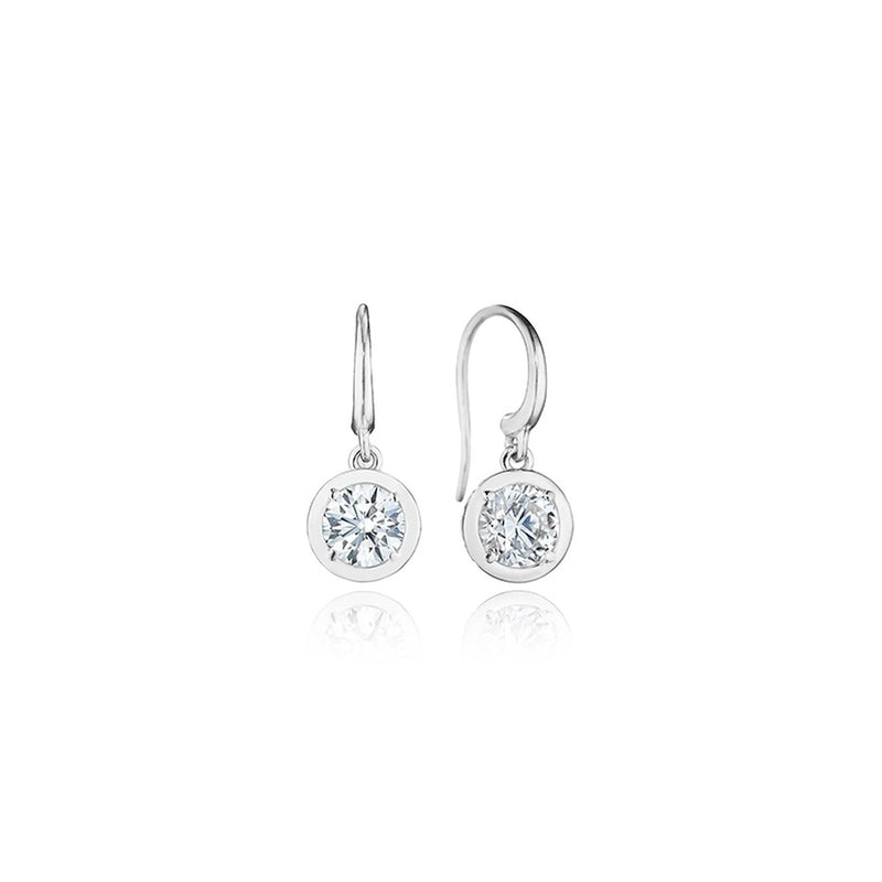 Diamond French Wire Earring - 1.5ct