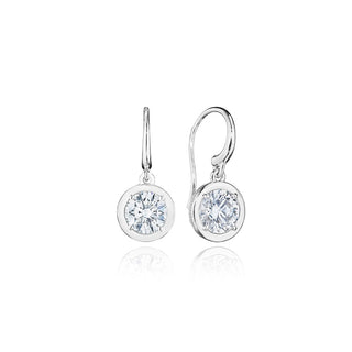 Diamond French Wire Earring - 3.08ct