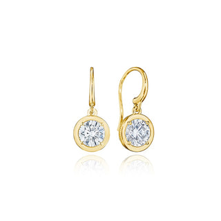 Diamond French Wire Earring - 3.08ct