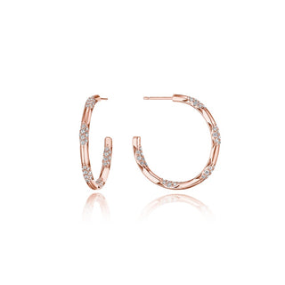 Hoop Earrings, Pulse 34mm