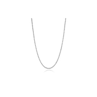 Pear Diamond Tennis Necklace in 18k White Gold