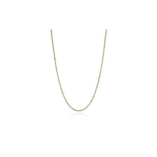 Pear Diamond Tennis Necklace in 18k Yellow Gold