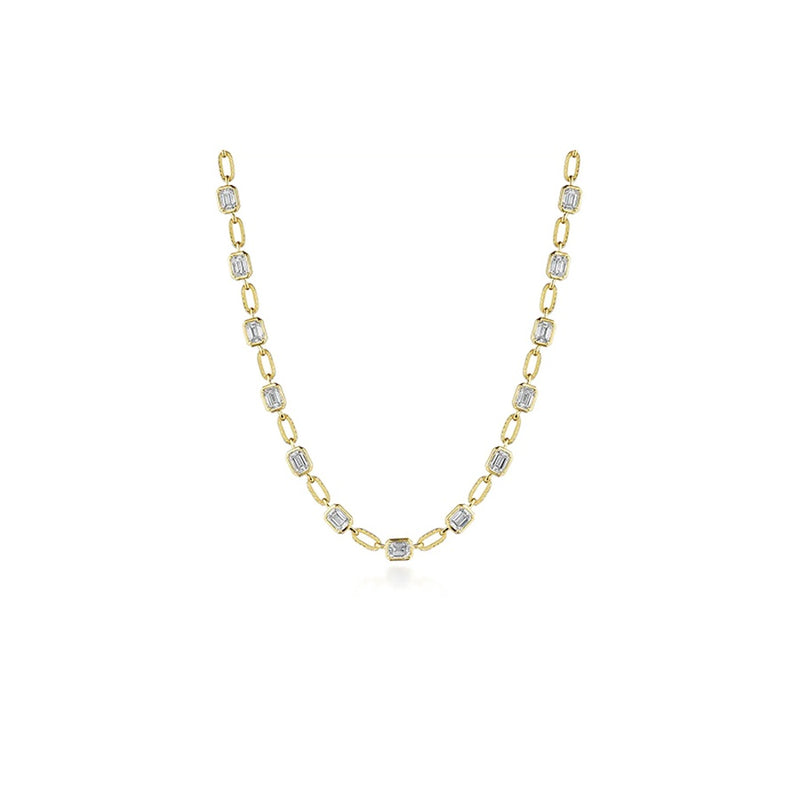 Lab Grown Diamond Link Necklace