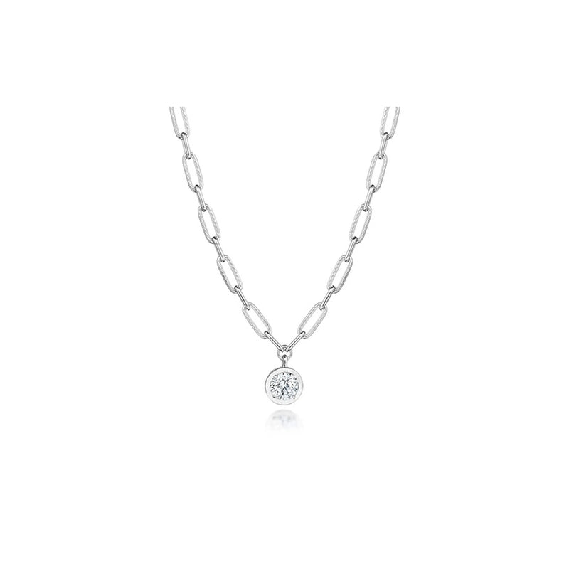 Petite Diamond Link Necklace - 1.54ct