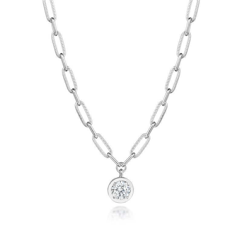 Petite Diamond Link Necklace - 1.54ct