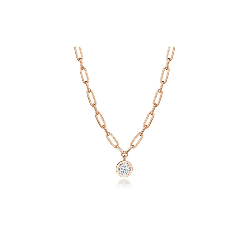 Petite Diamond Link Necklace - 1.54ct