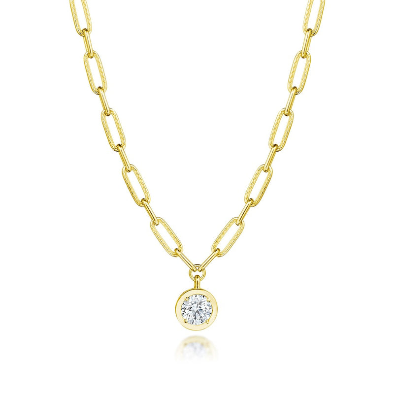 Petite Diamond Link Necklace - 1.54ct