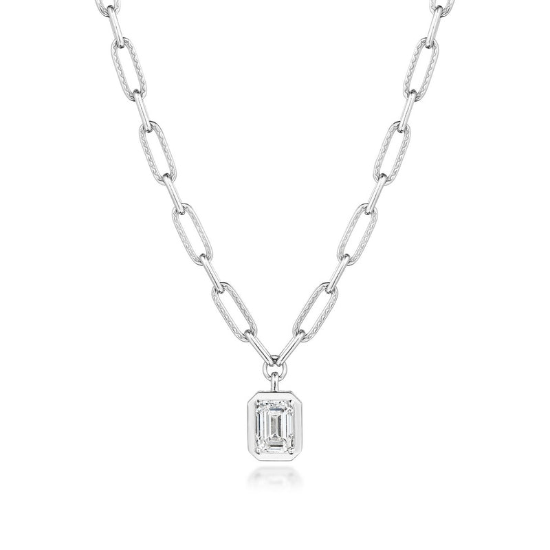 Petite Diamond Link Necklace - 1.54ct