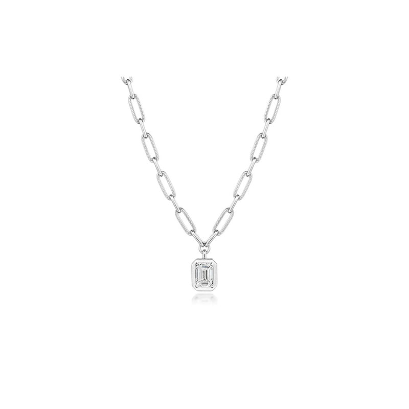 Petite Diamond Link Necklace - 1.54ct